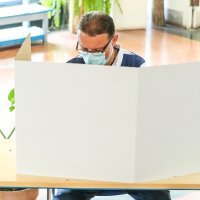 Gordan Jandroković na biralištu