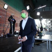 Pripreme u izbornom stožeru kandidata za gradonačelnika Zagreba Tomislava Tomaševića