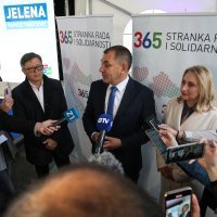 Izborni stožer kandidatkinje za gradonačelnicu Zagreba Jelene Pavičić Vukičević