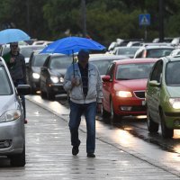 Kišno jutro u Šibeniku