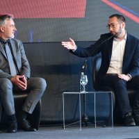 Tomislav Tomašević i Miroslav Škoro na sučeljavanju u MSU-u