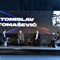 Tomislav Tomašević i Miroslav Škoro na sučeljavanju u MSU-u