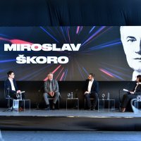 Tomislav Tomašević i Miroslav Škoro na sučeljavanju u MSU-u