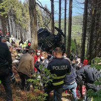 Pad žičare na sjeveru Italije