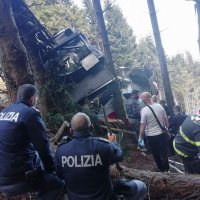 Pad žičare na sjeveru Italije