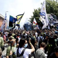 Inter Milano - Udinese, Serie A, 23.5.2021., proslava naslova prvaka