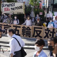 Prosvjed protiv Olimpijskih igara u Tokiju