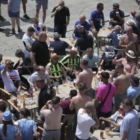 Navijači Manchester Cityja i Chelseaja u Portu