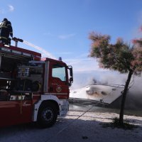 Požar u marini u Kaštel Gomilici