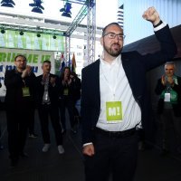 Atmosfera u stožeru Tomislava Tomaševića nakon zatvaranja birališta i prvih izlaznih anketa