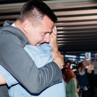 Split: Kandidat za zamjenika gradonačelnika Bojan Ivošević u zagrljaju oca Nikole