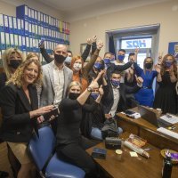 Slavlje u varaždinskom stožeru HDZ-a