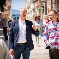 Novoizabrani gradonačelnik Ivica Puljak prošetao je Splitom