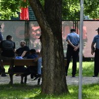 Prosvjed protiv ljevice na Trgu Francuske Republike