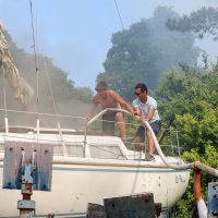 Požar u Marini Veruda