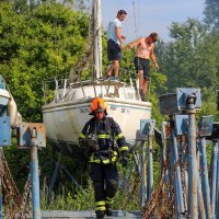 Požar u Marini Veruda