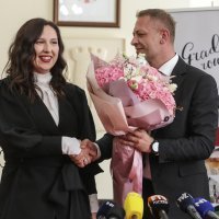 Petra Škrobot preuzela dužnost od bivšeg gradonačelnika Kreše Beljaka