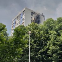 Požar zgrade u Trnskom