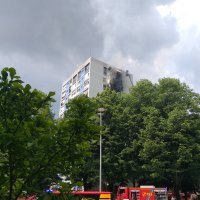 Požar zgrade u Trnskom