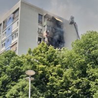 Požar zgrade u Trnskom