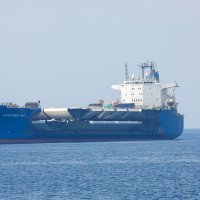 Brod kod Pelješkog mosta