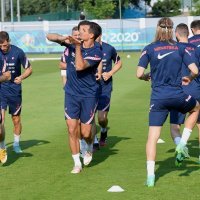 Trening hrvatske nogometne reprezentacije 9.6. 2021. godine