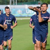 Trening hrvatske nogometne reprezentacije 9.6. 2021. godine