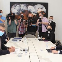 Sastanak Plenkovića i Tomaševića u Banskim dvorima