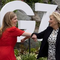 Jill Biden i Carrie Johnson