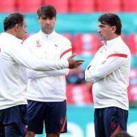 Trening Hrvatske na Wembleyju uoči utakmice protiv Engleske