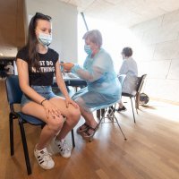 U dvorani Zamet u Rijeci započelo cijepljenje djece