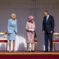 Joe Biden i kraljica Elizabeta II