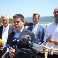 Ministar Oleg Butković obišao gradilište Pelješkog mosta