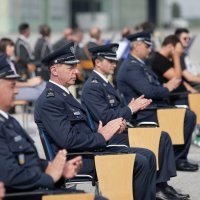 Predsjednik Zoran Milanović i ministar Mario Banožić na svečanoj ceremoniji povodom dodjele letačkih znakova 25. naraštaju pilota