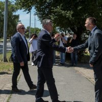 Zoran Milanović u Borovom naselju s Ivanom Penavom
