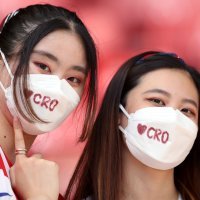 Navijači na Hampden Parku, Hrvatska - Češka