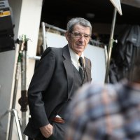 Miki Manojlović u na snimanju filma Stric