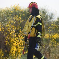 Vatrogasci kanaderi gase požar kod Šibenika