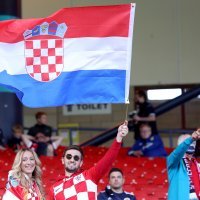 Hrvatski navijači na Hampden Parku