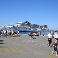 Gužva u splitskoj luci