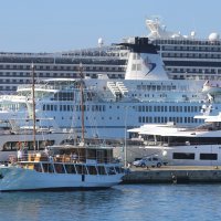 Gužva u splitskoj luci