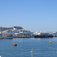 Gužva u splitskoj luci