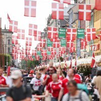 Hrvatski navijači u Kopenhagenu 26.6.2021.