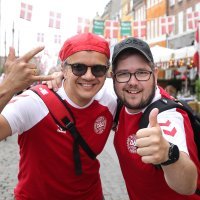 Hrvatski navijači u Kopenhagenu 26.6.2021.