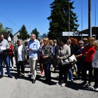 Radnici Orljave ispred tvornice u svibnju 2021.