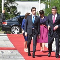Sanja Milanović, Zoran Milanović, Stevo Pendarovski, Elizabeta Pendarovska