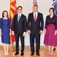 Sanja Milanović, Zoran Milanović, Stevo Pendarovski, Elizabeta Pendarovska