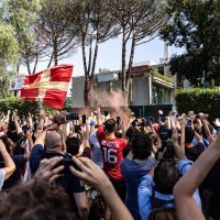 Doček Josea Mourinha u Rimu