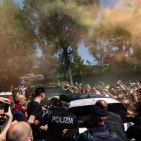 Doček Josea Mourinha u Rimu