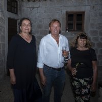 Izeta Građević Purivatra, Braco Dimitrijević sa suprugom Nenom